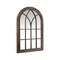 3-layered Arched Mounted Mirror For Vanity Bedroom Entryway-rustic Brown